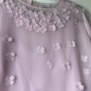 Liz Claiborne Tops - Lavender Flower Appliqué Top Liz Claiborne Tops - Lavender Flower Appliqué Top